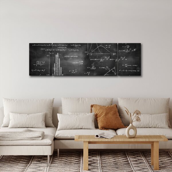 Obraz - Láska k číslům (170x50 cm)
