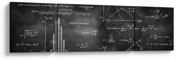 Obraz - Láska k číslům (170x50 cm)