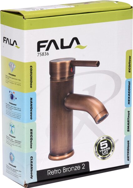 FALA Baterie umyvadlová Retro Bronze 2 (17 cm) FALA