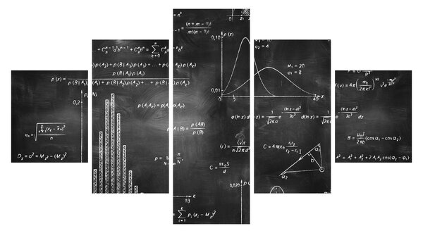Obraz - Láska k číslům (125x70 cm)