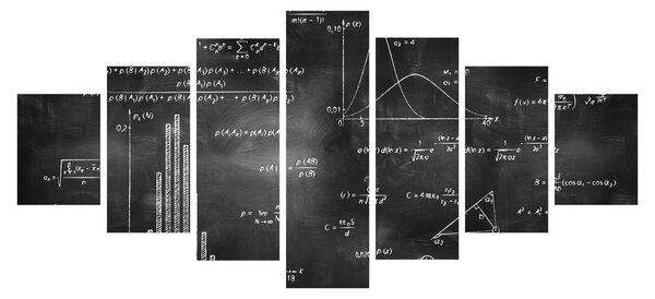 Obraz - Láska k číslům (210x100 cm)