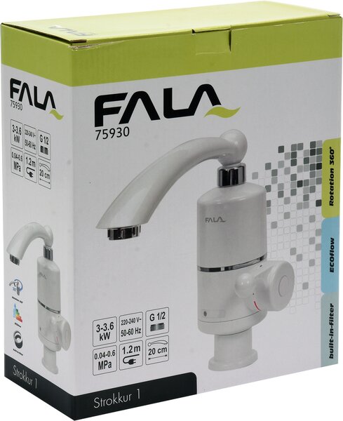 FALA Baterie dřezová s elektrickým ohřívačem vody (20cm)