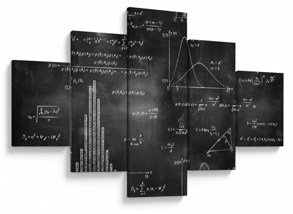 Obraz - Láska k číslům (125x70 cm)