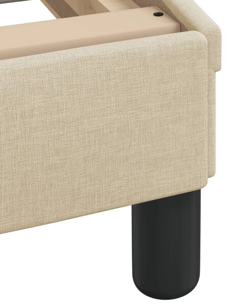 Postel s matrací Dover krémová 180 x 200 cm textil 3208449