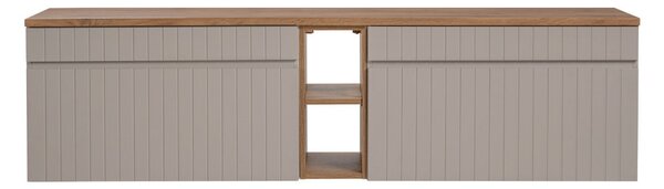 Koupelnová skříňka s deskou ICONIC Cashmere D180/1 | 180 cm