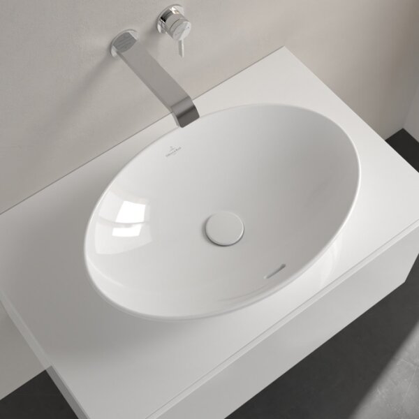 Villeroy & Boch 4A470001 - Umyvadlo na desku LOOP&FRIENDS 56x38 cm keramika/bílá
