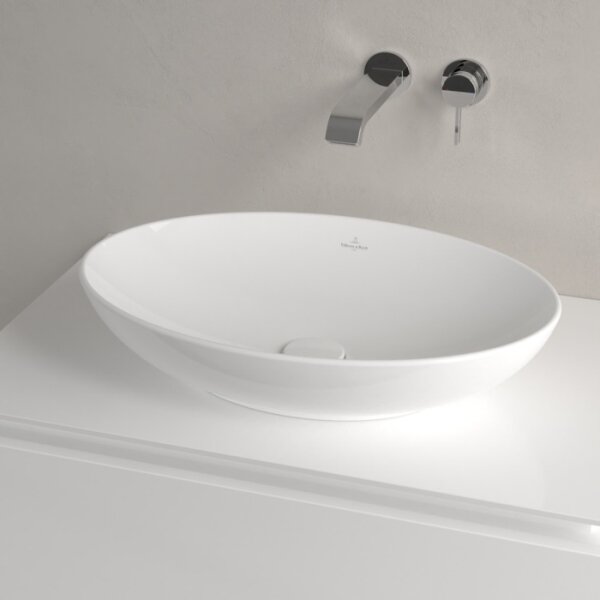 Villeroy & Boch 4A470001 - Umyvadlo na desku LOOP&FRIENDS 56x38 cm keramika/bílá