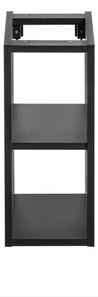 Koupelnová skříňka s deskou SANTA FE Black D80/2 | 80 cm