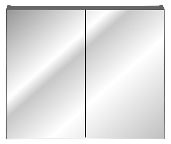 Zrcadlová skříňka SANTA FE Black 84-80 | 80 cm