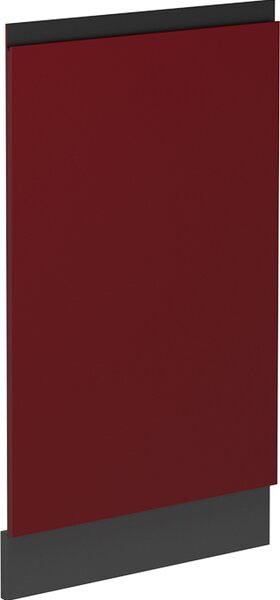 Čelní panel myčky Vicco R-Line Červená 45 cm bez pracovní desky, Model 54615