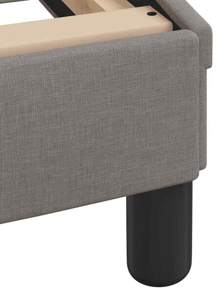 Postel s matrací Dover taupe 200 x 200 cm textil 3208468