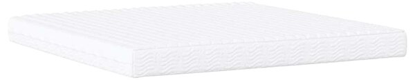 Postel s matrací Hvar modrá 200 x 200 cm textil 3208561