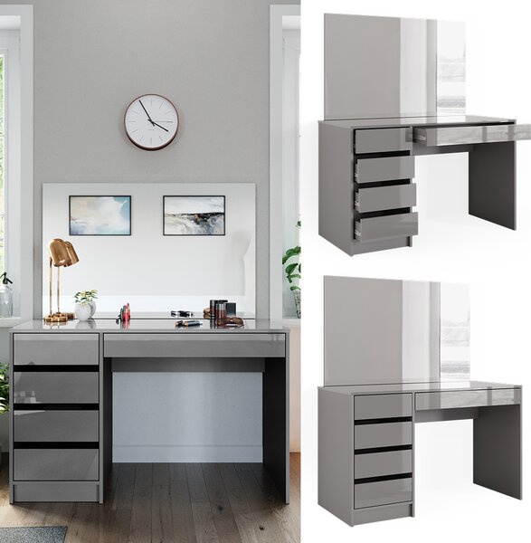 Toaletní stolek Vicco Sherry Šedá 120 cm, Model 38784