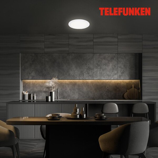 BRILONER TELEFUNKEN LED Smart vestavné svítidlo pr. 17 cm 12W 1200lm bílé 309406TF