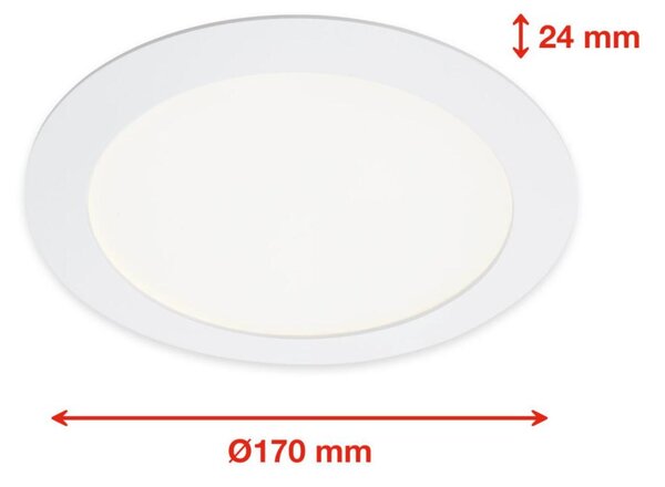BRILONER TELEFUNKEN LED Smart vestavné svítidlo pr. 17 cm 12W 1200lm bílé 309406TF