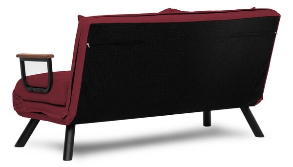 Pohovka futon Sandy (bordó)