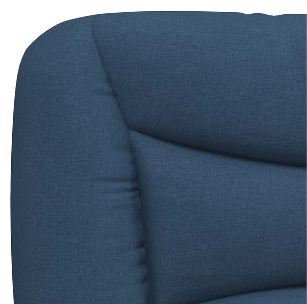 Postel s matrací Hvar modrá 90 x 190 cm textil 3208505