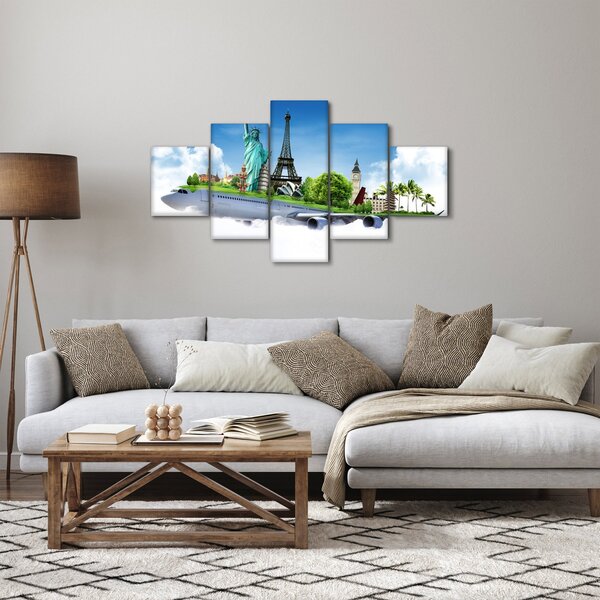 Obraz - Cesta kolem světa (125x70 cm)