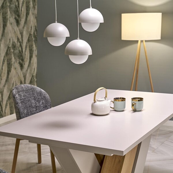 TK Lighting Tokyo stojací lampa 1x15 W dřevo-béžová 5284