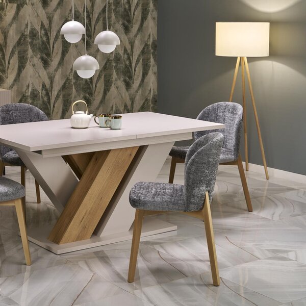 TK Lighting Tokyo stojací lampa 1x15 W dřevo-béžová 5284
