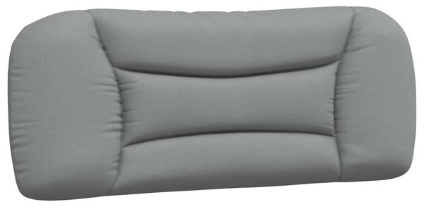 Postel s matrací Hvar světle šedá 100 x 200 cm textil 3208513