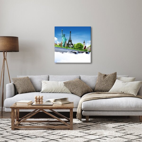 Obraz - Cesta kolem světa (30x30 cm)