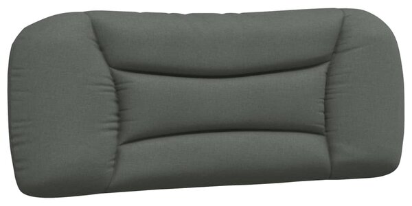 Postel s matrací Hvar tmavě šedá 100 x 200 cm textil 3208514