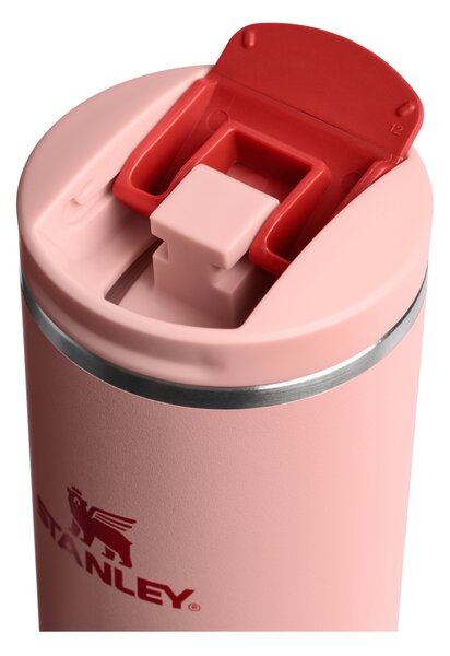 STANLEY Termohrnek The Transit Fliptop Mug 350 ml Peach Rose