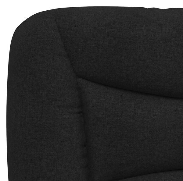 Postel s matrací Hvar černá 100 x 200 cm textil 3208515