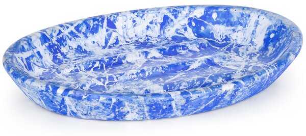 Mýdlenka 15 cm ORION BASIC - PUNK modrá a bílá, lak mat
