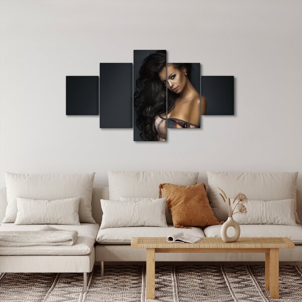 Obraz - Portrét svůdné ženy (125x70 cm)