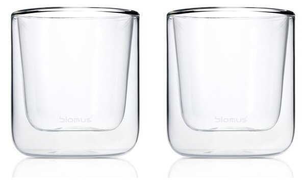 Dvoustěnné sklenice v sadě 2 ks 200 ml Nero – Blomus