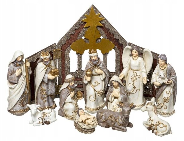 Betlém, 11 figurek, 25 cm