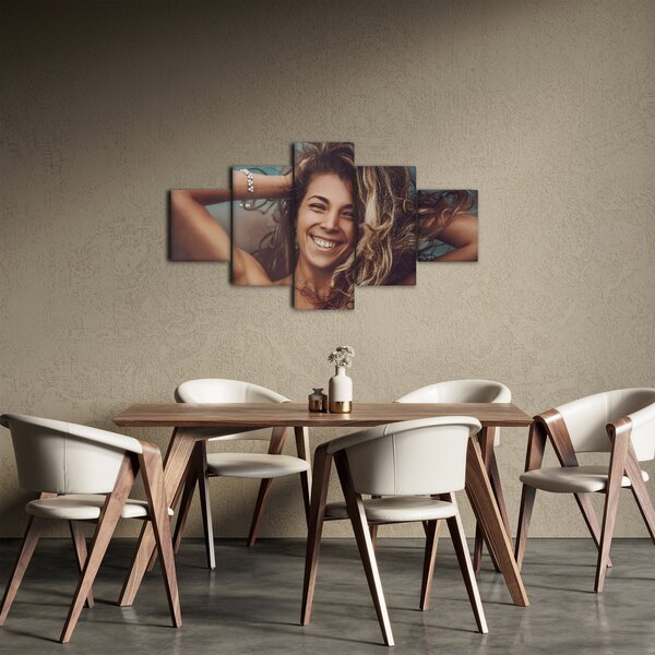 Obraz - Portrét mladé ženy (125x70 cm)
