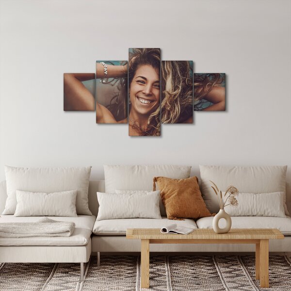 Obraz - Portrét mladé ženy (125x70 cm)