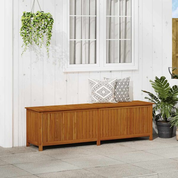Zahradní úložný box 200 x 50 x 58 cm masivní akáciové dřevo