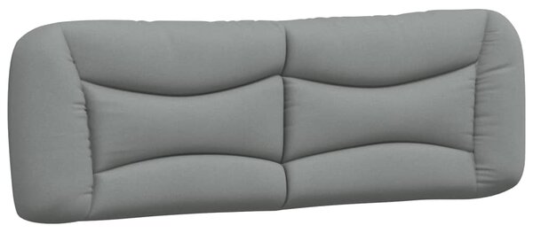 Postel s matrací Hvar světle šedá 160 x 200 cm textil 3208541