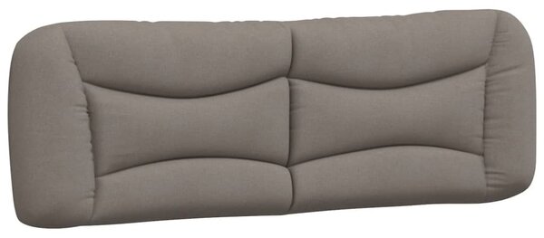 Postel s matrací Hvar taupe 160 x 200 cm textil 3208545