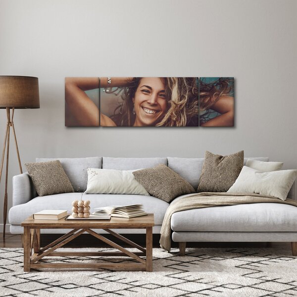 Obraz - Portrét mladé ženy (170x50 cm)