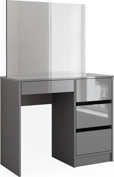 Toaletní stolek Vicco Sherry Šedá 90 cm se zrcadlem, Model 41283