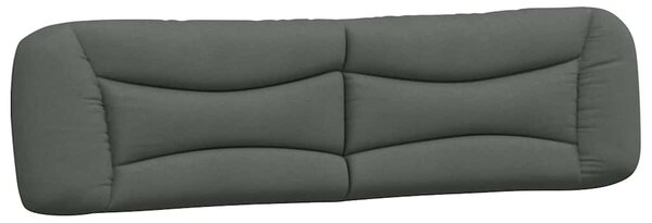 Postel s matrací Hvar tmavě šedá 200 x 200 cm textil 3208556