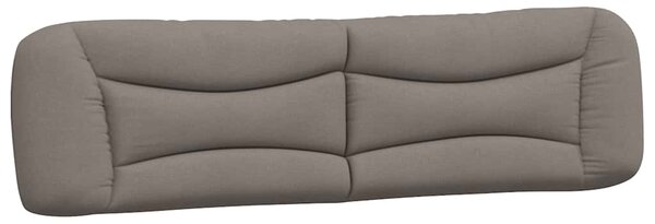 Postel s matrací Hvar taupe 200 x 200 cm textil 3208559
