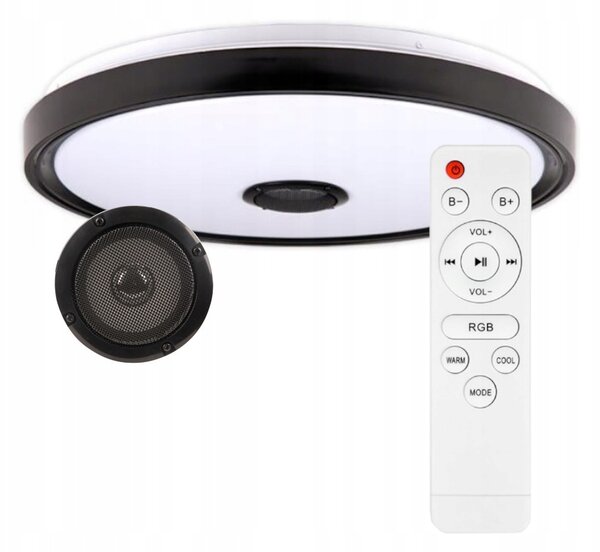 Stropní svítidlo LED 72W RGB Bluetooth reproduktor dálkový ovladač