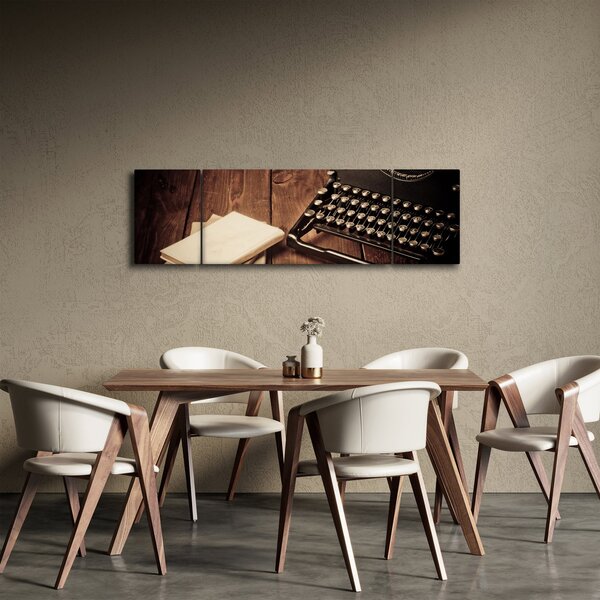 Obraz psacího stroje (170x50 cm)