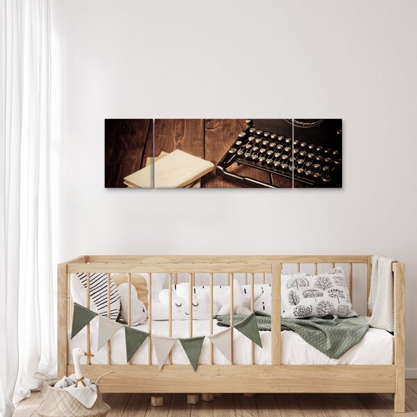 Obraz psacího stroje (170x50 cm)