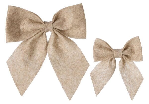 Závěsná dekorace mašle Bow Linen - set 2 ks Wikholm Form