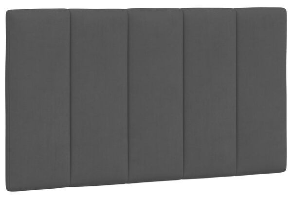 Postel s matrací Hanko černá 90 x 200 cm samet 3208576