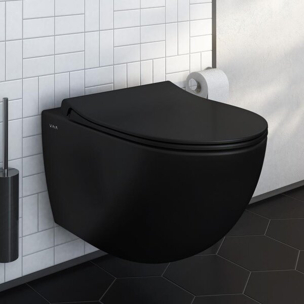 VitrA Sento, závěsné WC, systém splachování VitrA Flush 2.0, hluboký splachovací systém bez přelivu