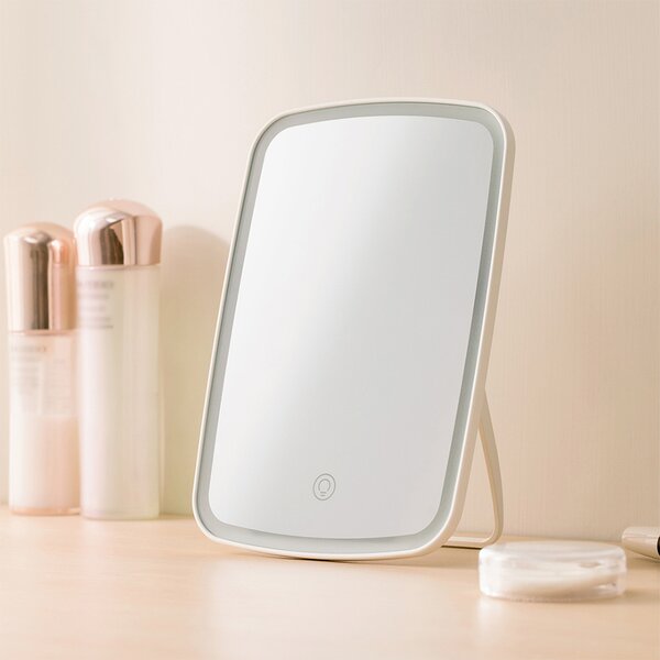 LED kosmetické zrcadlo se světlem Dotykový spínač ovládání Přírodní přenosný make-up Led světlo Kolejní pokoj Stolní zrcadlo 1200mAh