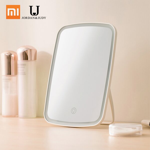 Xiaomi Mijia LED kosmetické zrcátko se světlem Dotykové ovládání Přírodní přenosný make-up Led světlo Kolejní pokoj Stolní zrcadlo 1200mAh